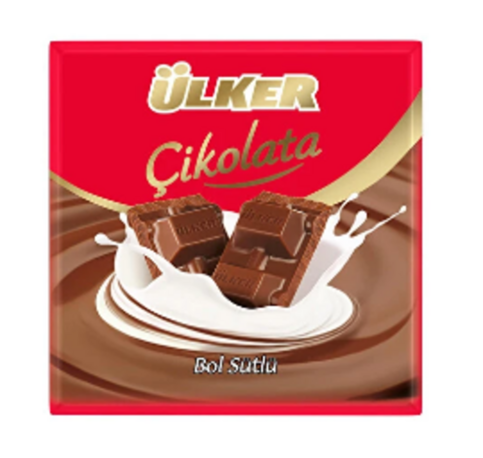 ÜLKER ÇİKOLATA 60 GR-SÜTLÜ (KARE)